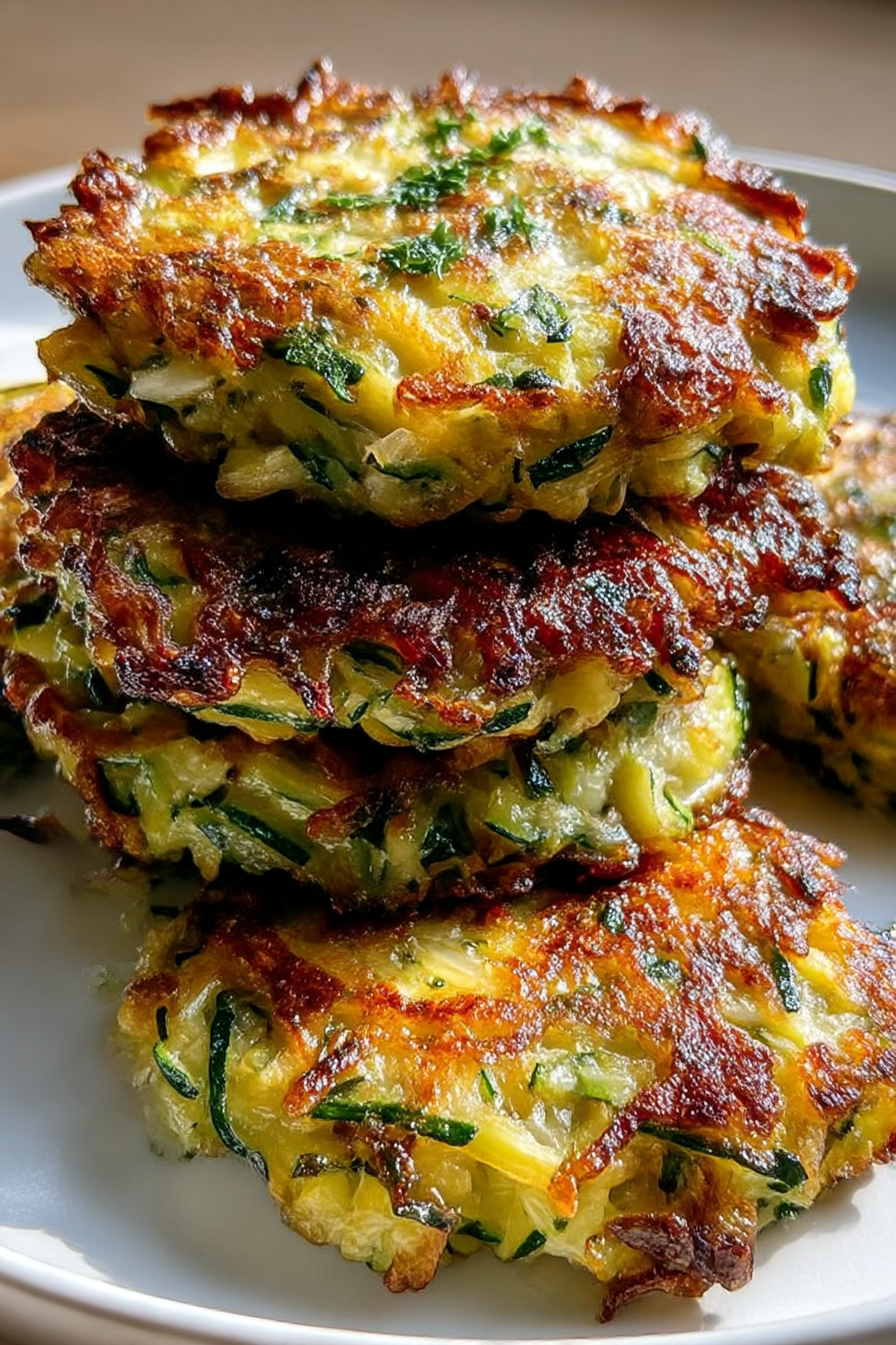 21-Minute Crispy Zucchini Fritters Recipe That Wow image 2