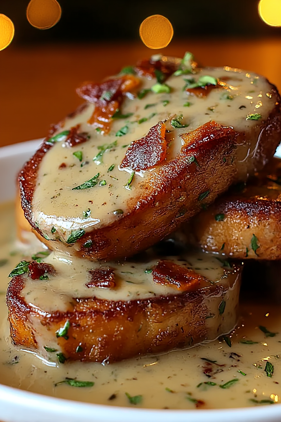 Country Fried chicken thighs with beef bacon Gravy image 2