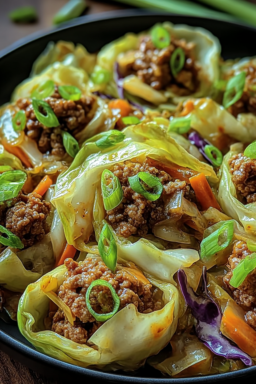 Healthy Chinese Ground Beef Cabbage image 2