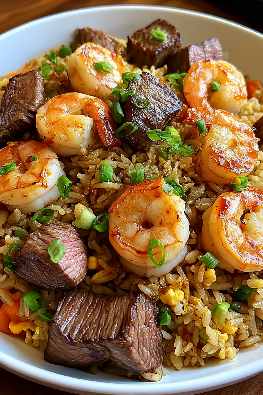 Shrimp and Steak Fried Rice image 2