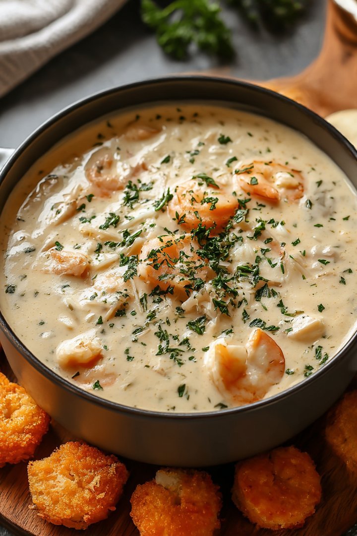 Crab and Shrimp Seafood Bisque image 2