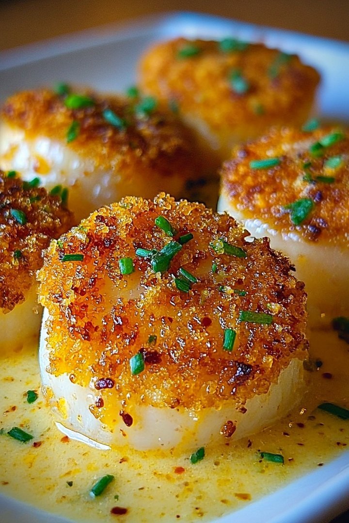 Crispy Panko Crusted Sea Scallops image 2