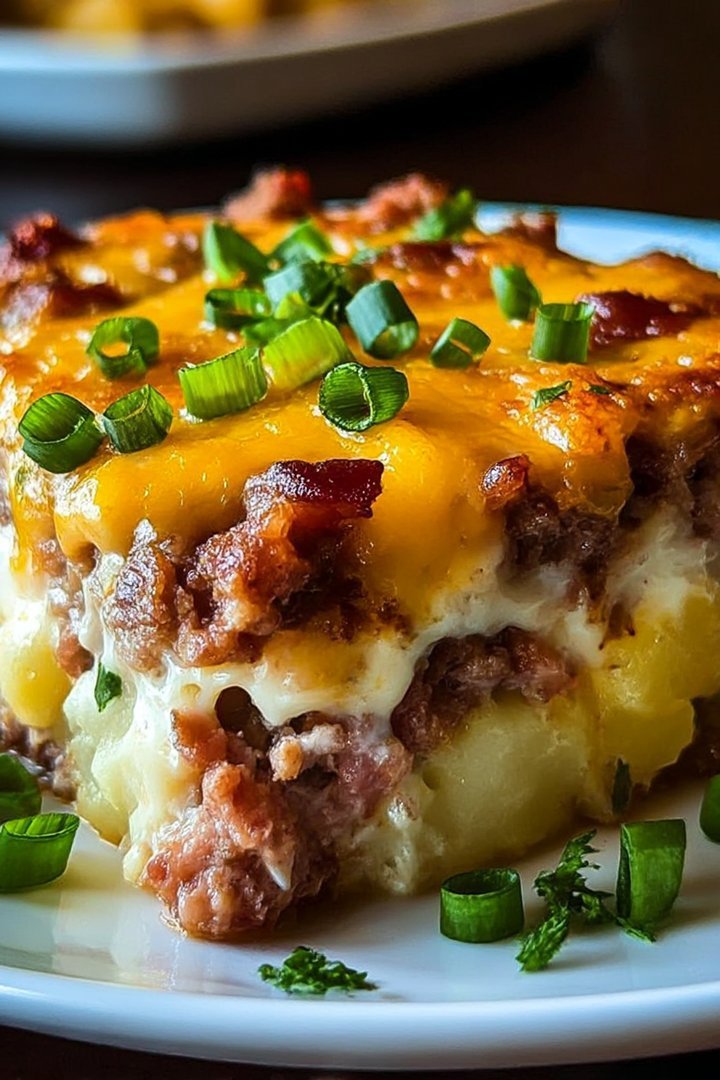 Loaded Potato Meatloaf Casserole image 2