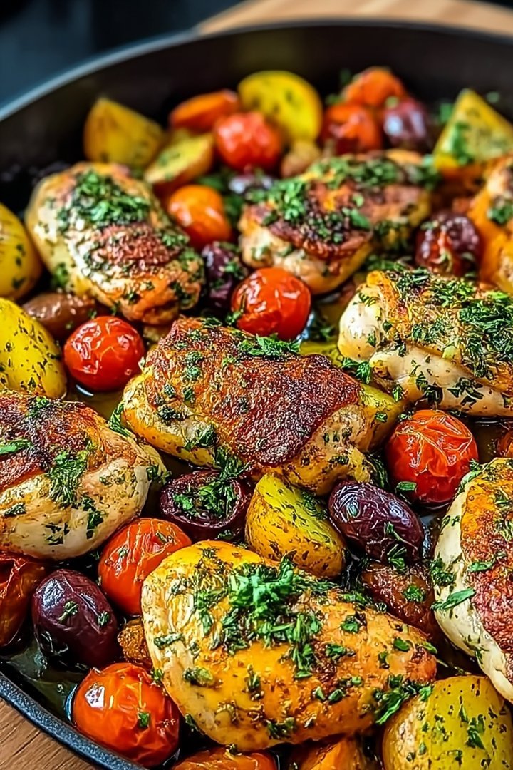 One-Pan Mediterranean Chicken image 2