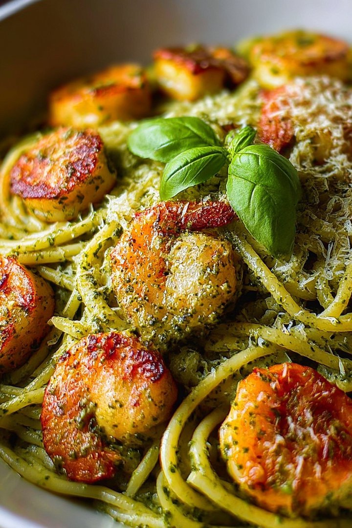 Pesto Shrimp Pasta image 2