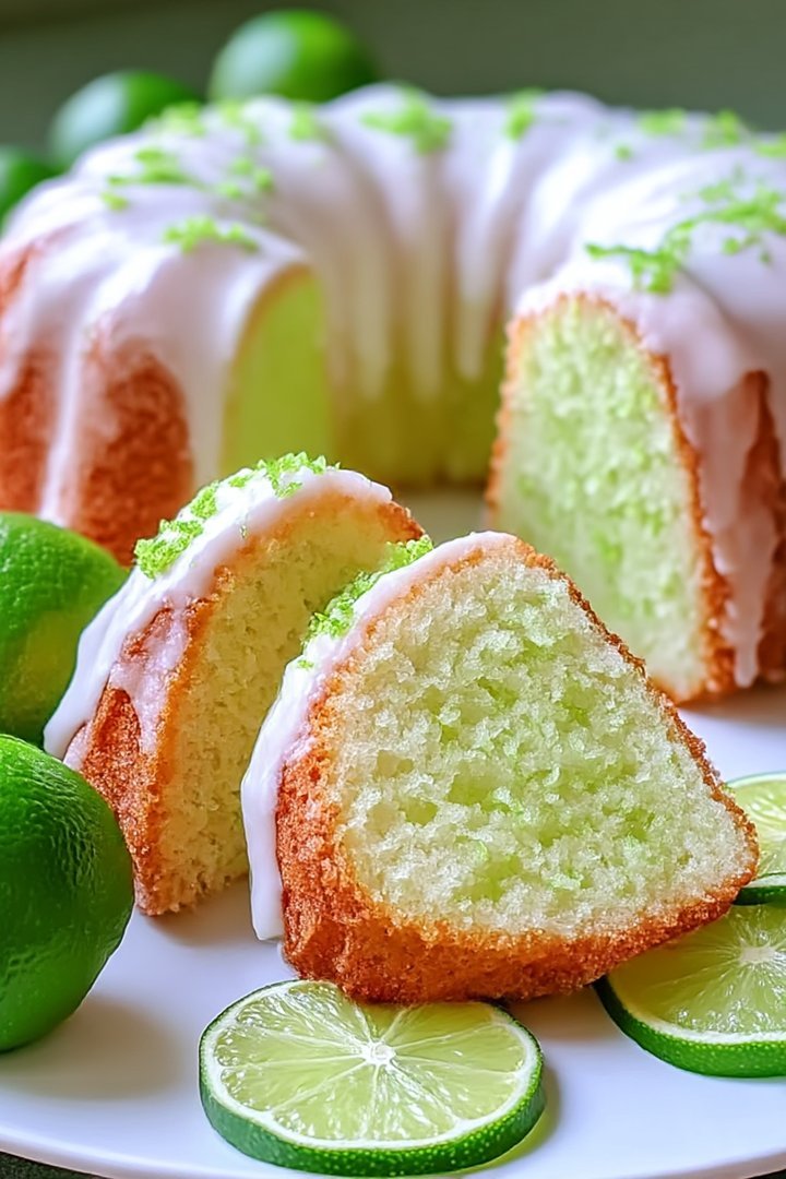 Soft and Tangy Key Lime Pound Cake image 2