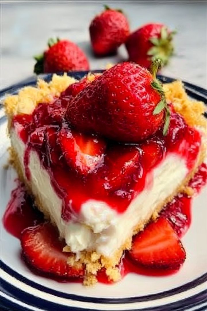 Strawberry Cheesecake Dump Cake image 2