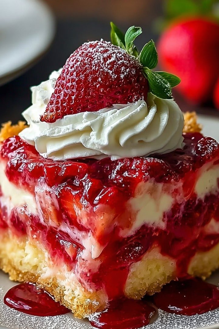 The Ultimate Strawberry Cheesecake Dump Cake image 2