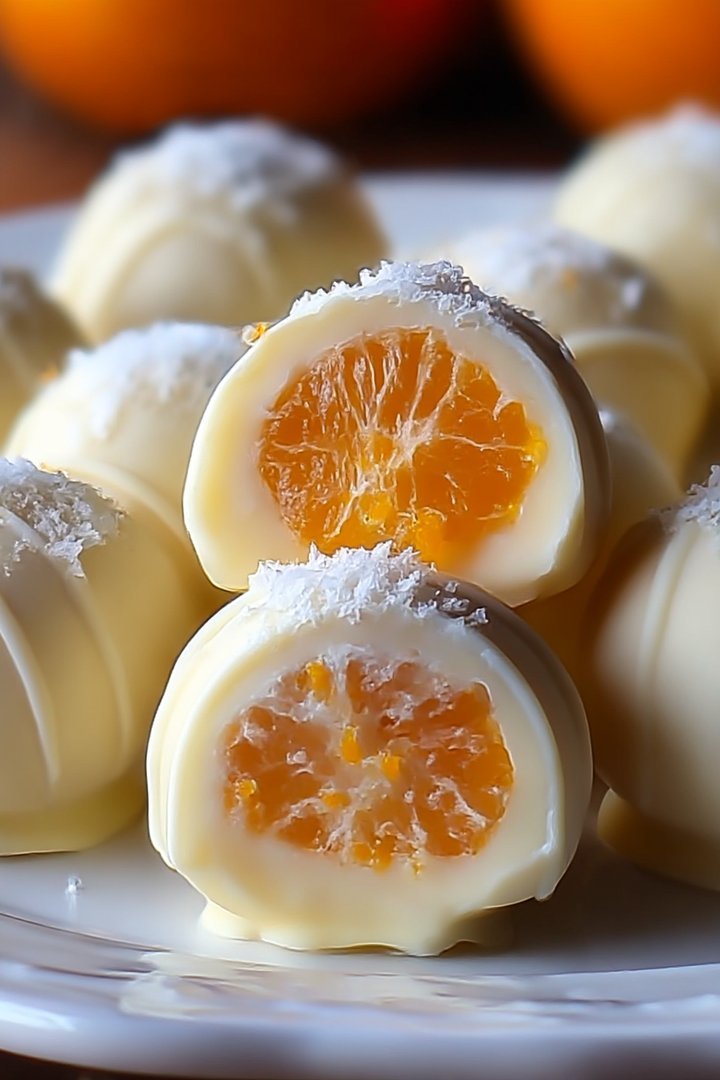 White Chocolate Orange Creamsicle Truffles image 2