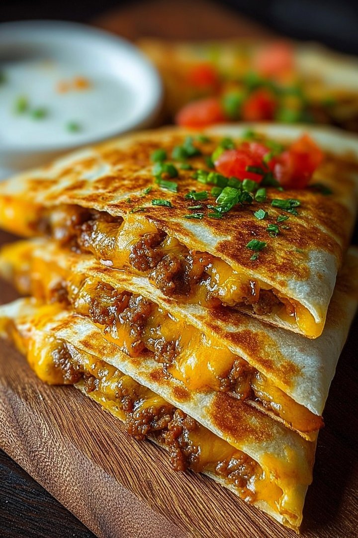 Cheeseburger Quesadillas image 2