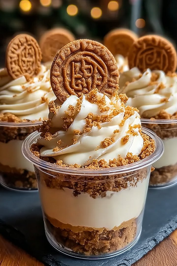 Cookie Butter Cheesecake Cups image 2