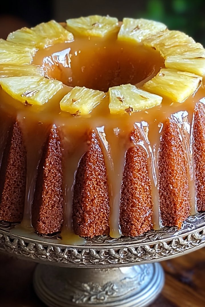 Delicious Pineapple Cream Cheese Pound Cake image 2