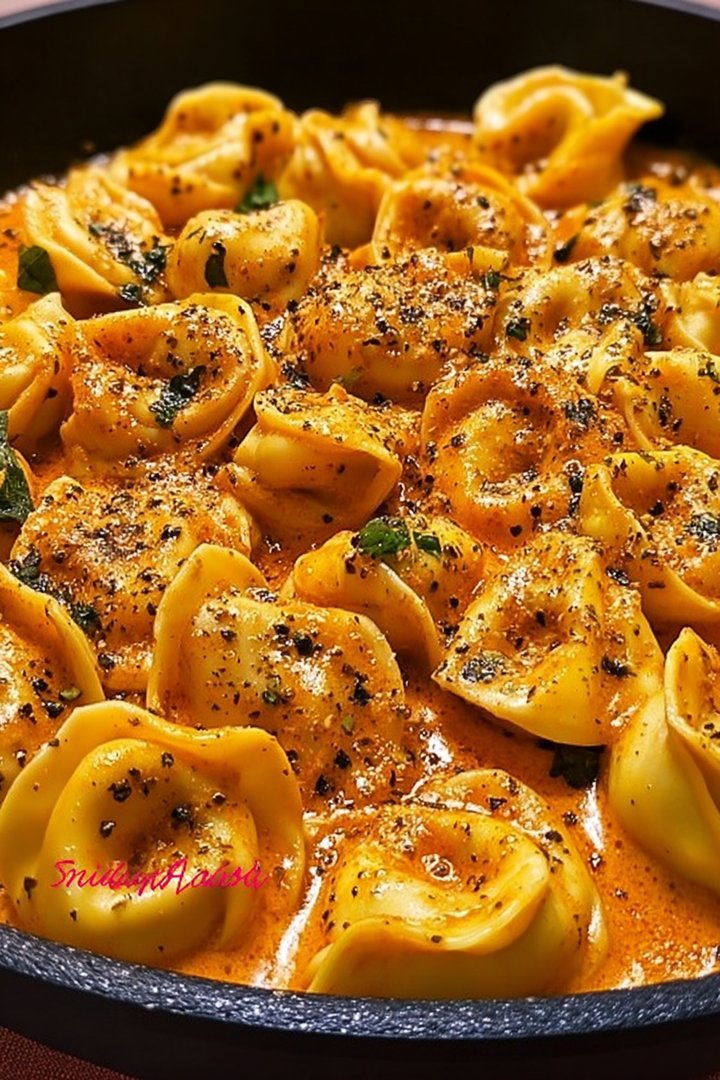 One-Pot Spicy Garlic Butter Chicken Tortellini image 2