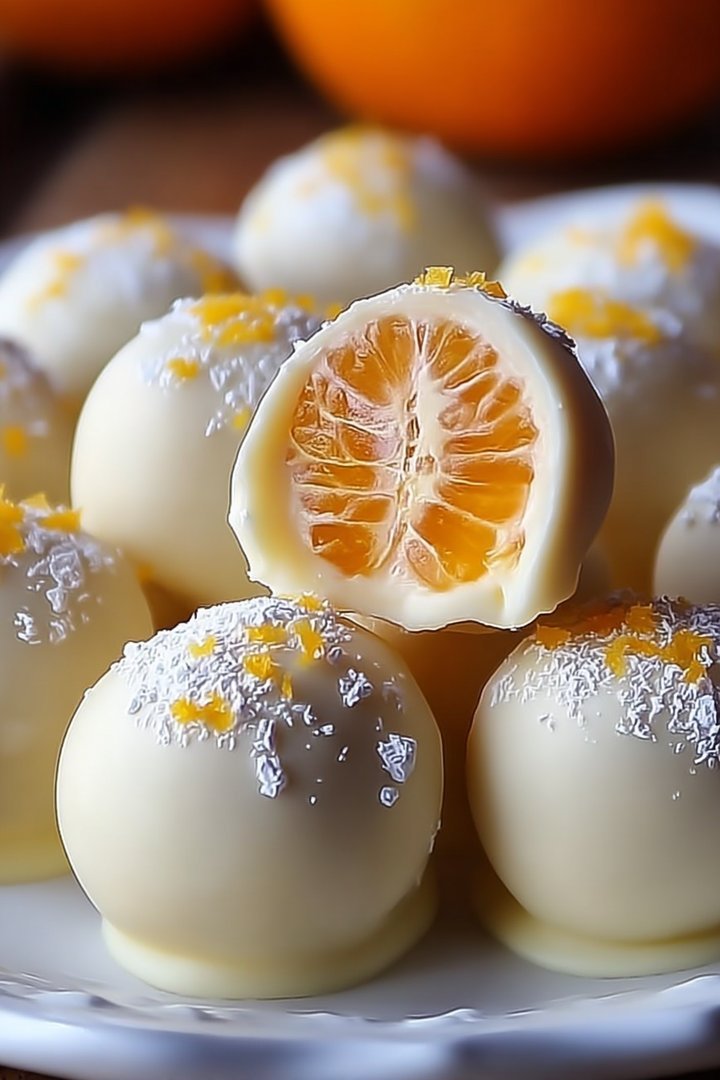 White Chocolate Orange Creamsicle Truffles image 2