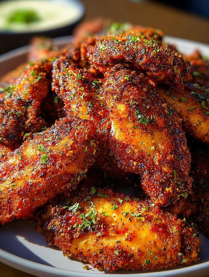 Crispy Dry Rub Chicken Wings image 2