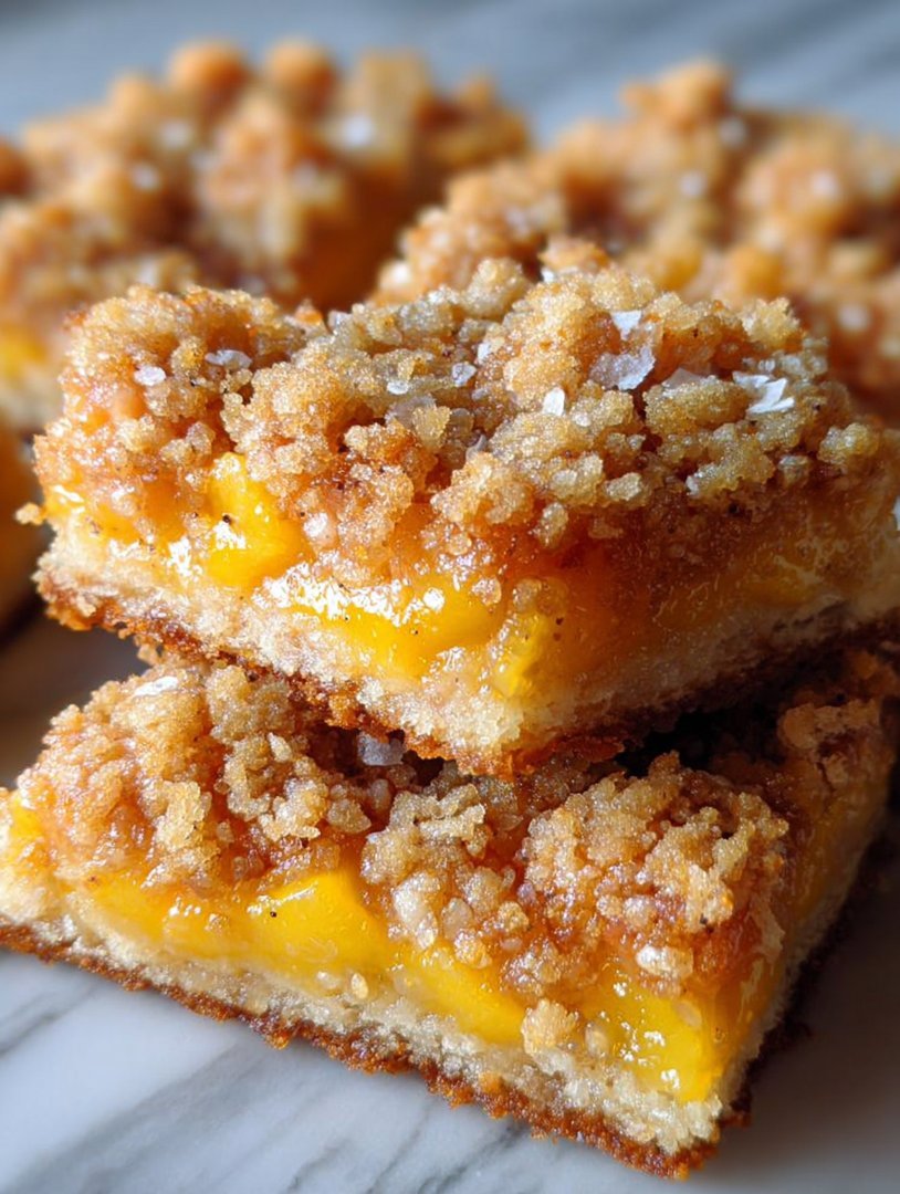 Heavenly Summer Peach Bars image 2