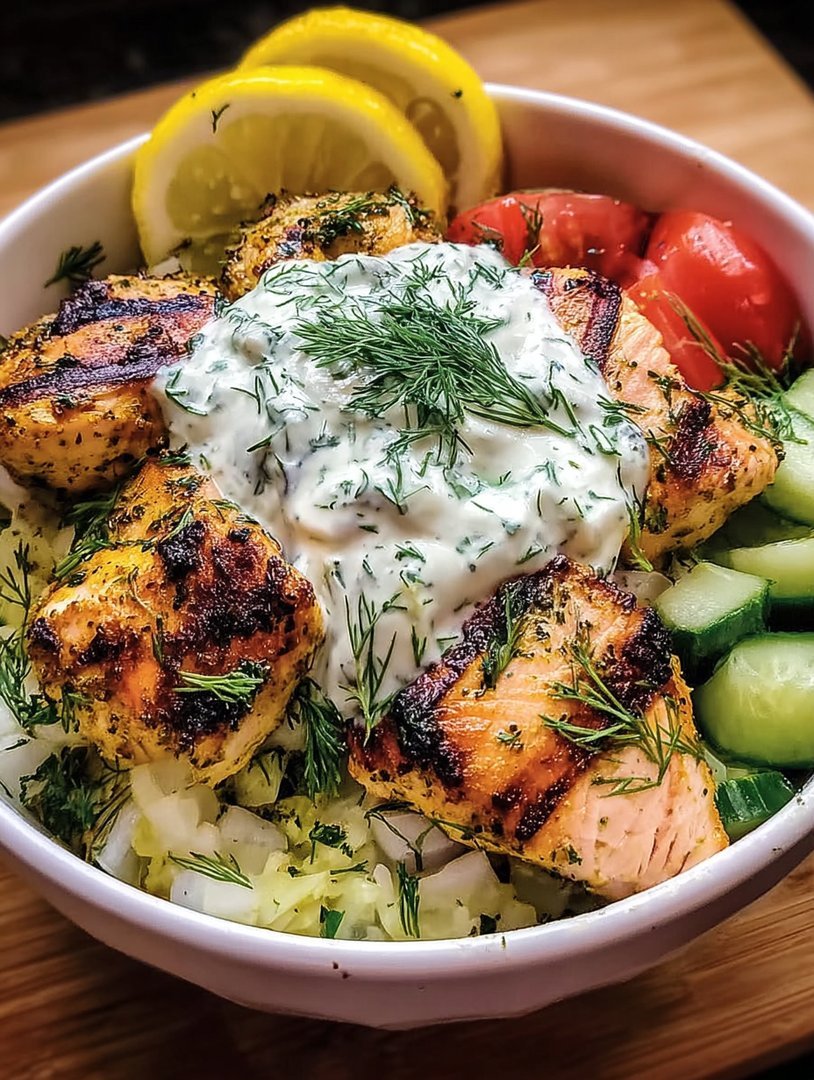 Mediterranean Lemon-Dill Chicken Bowls image 2