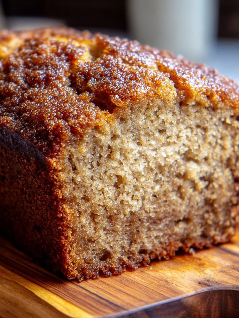 Moist Banana Bread Recipe with Brown Sugar Crust image 2