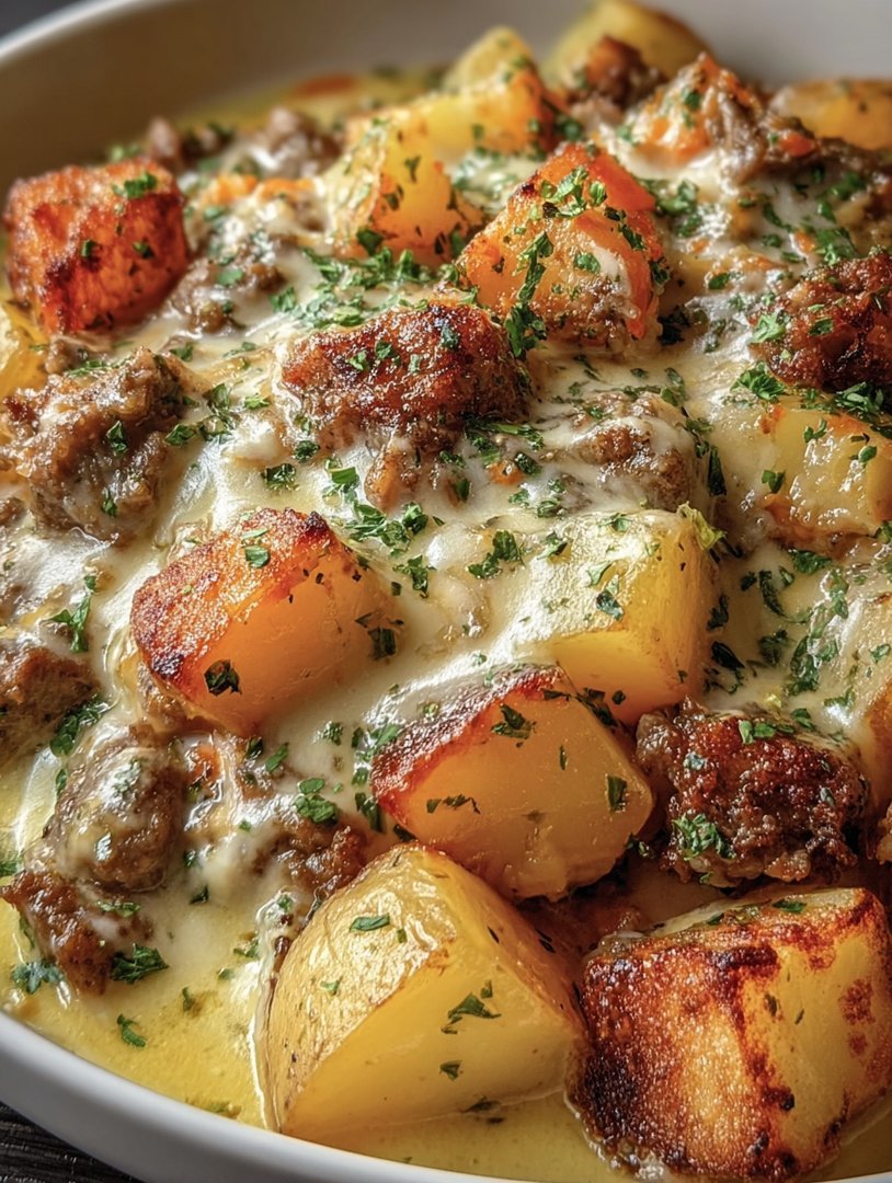 One-Pan Creamy Meat Potato image 2