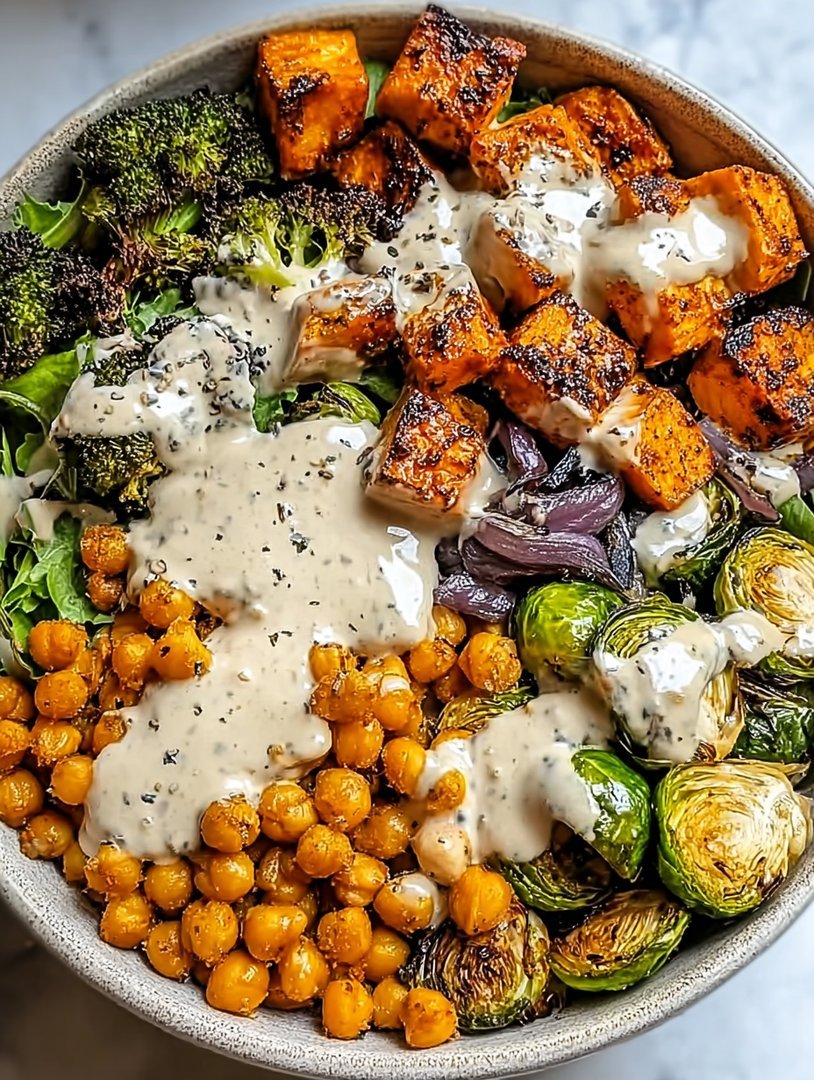 Savor the Flavor of Roasted Veggie Tahini Bowls Today image 2