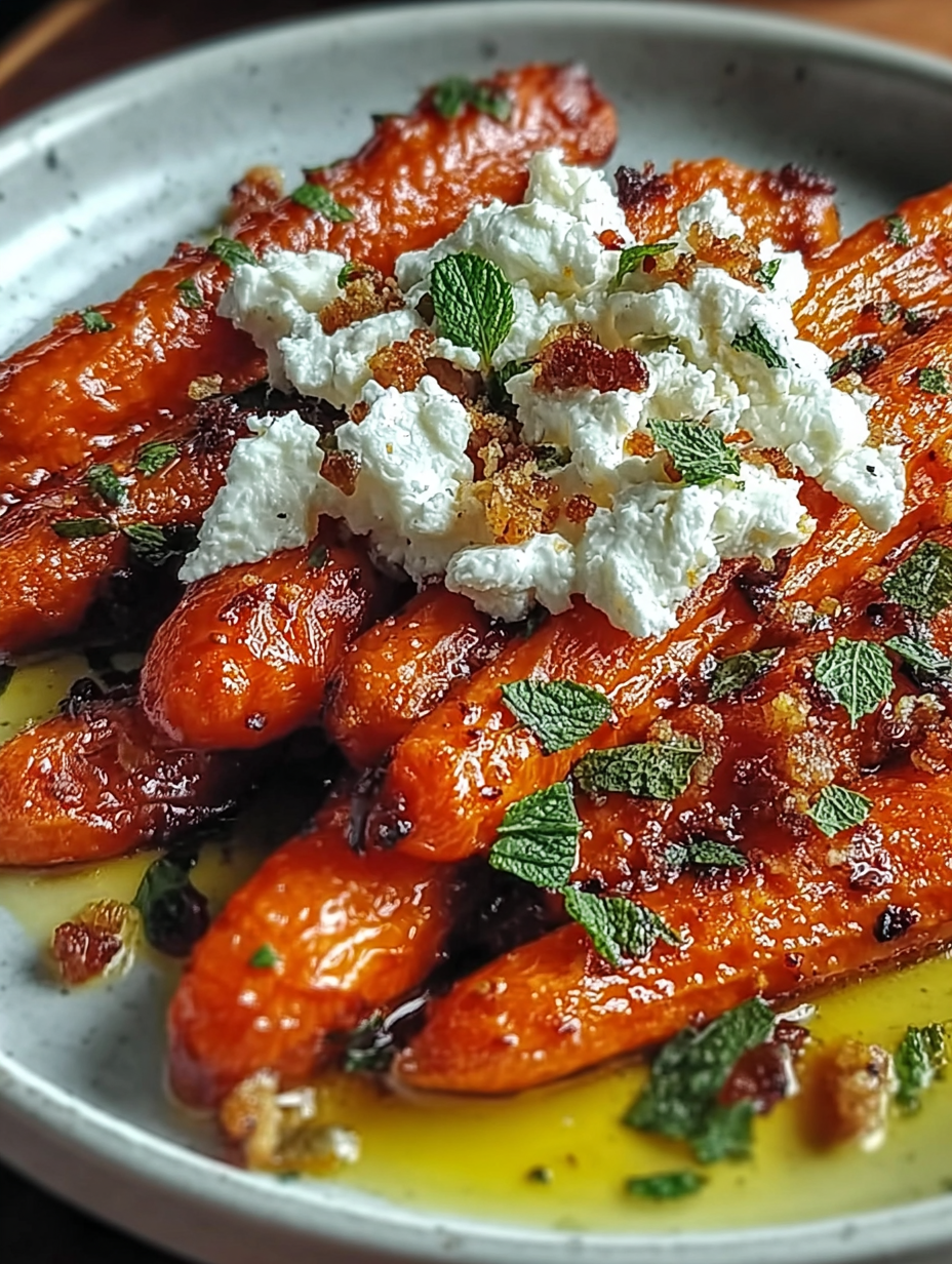 Spicy Honey Carrots with Cheese image 2