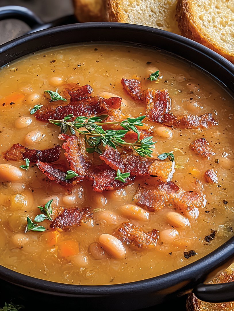 Bean with turkey bacon soup image 2