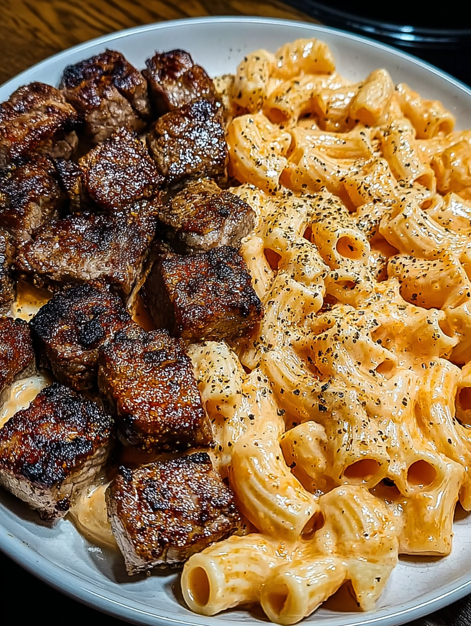 Cajun Steak Cheesy Rigatoni Parmesan image 2