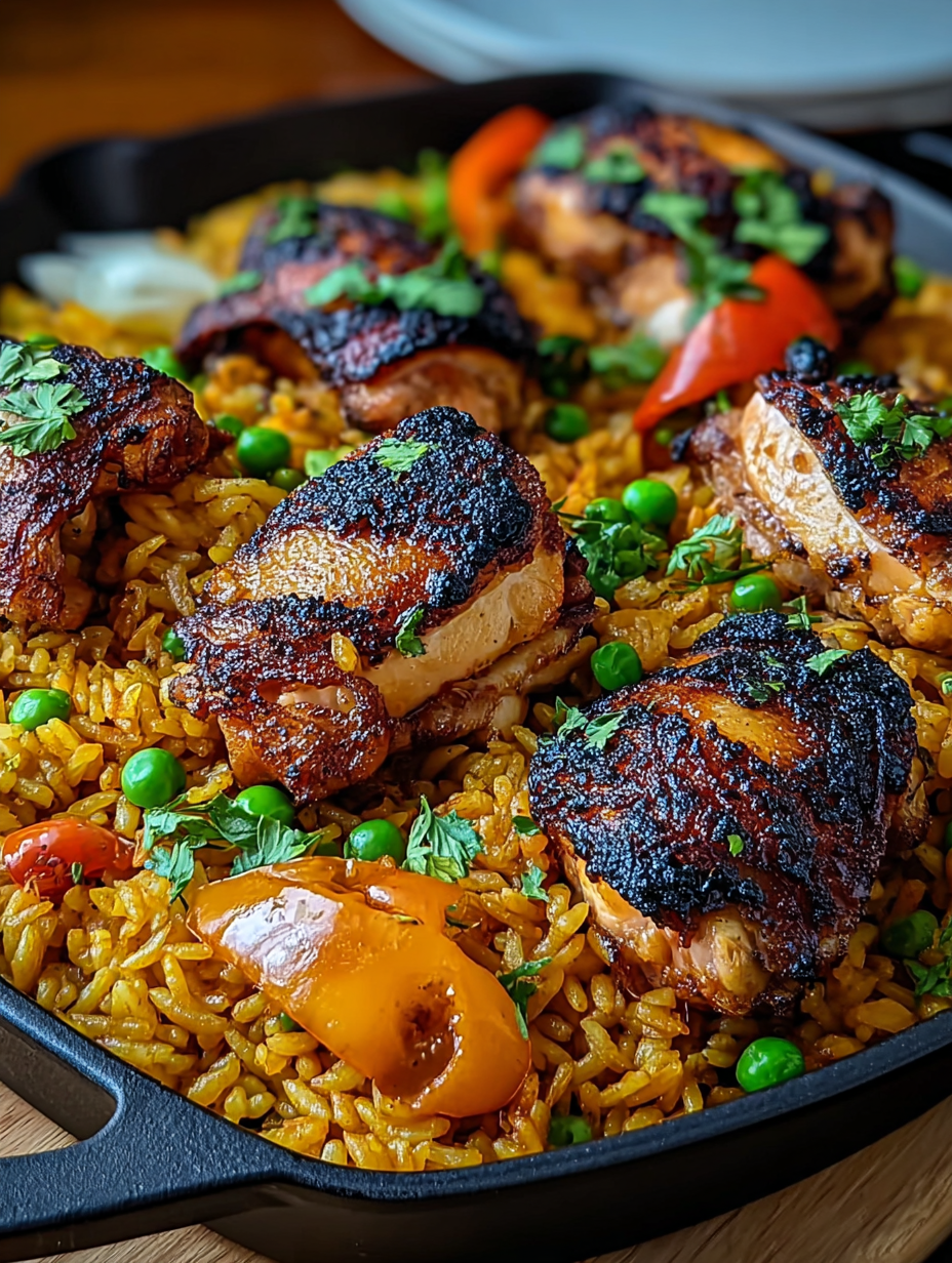 Caribbean Chicken with Flavored Rice image 2