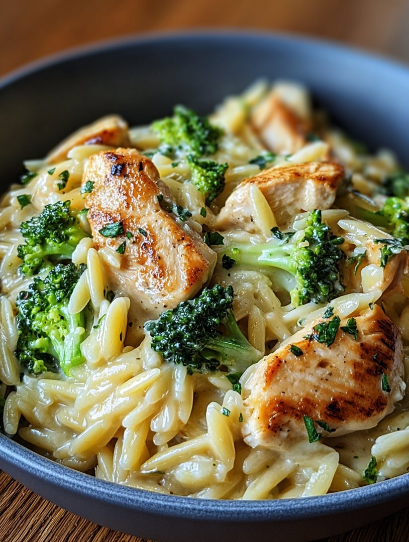 Cheesy Chicken Broccoli Orzo image 2