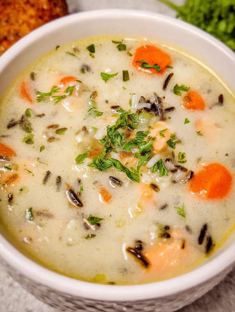 Comforting Chicken Soup With Wild Rice image 2