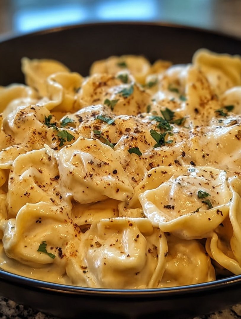 Crockpot Chicken Alfredo Tortellini: A Creamy Delight You'll Love! image 2