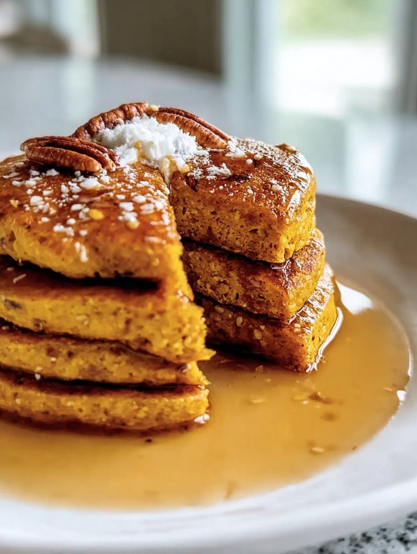 Gluten-Free Pumpkin Protein Pancakes - Alrightwithme image 2