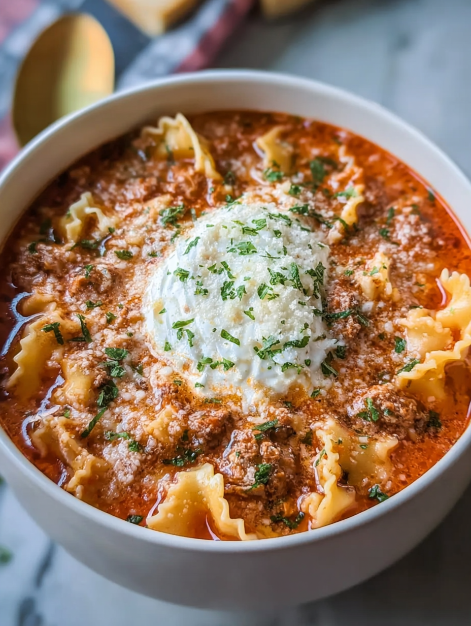 High Protein Lasagna Soup – Cozy, Hearty & Comfort in a bowl image 2