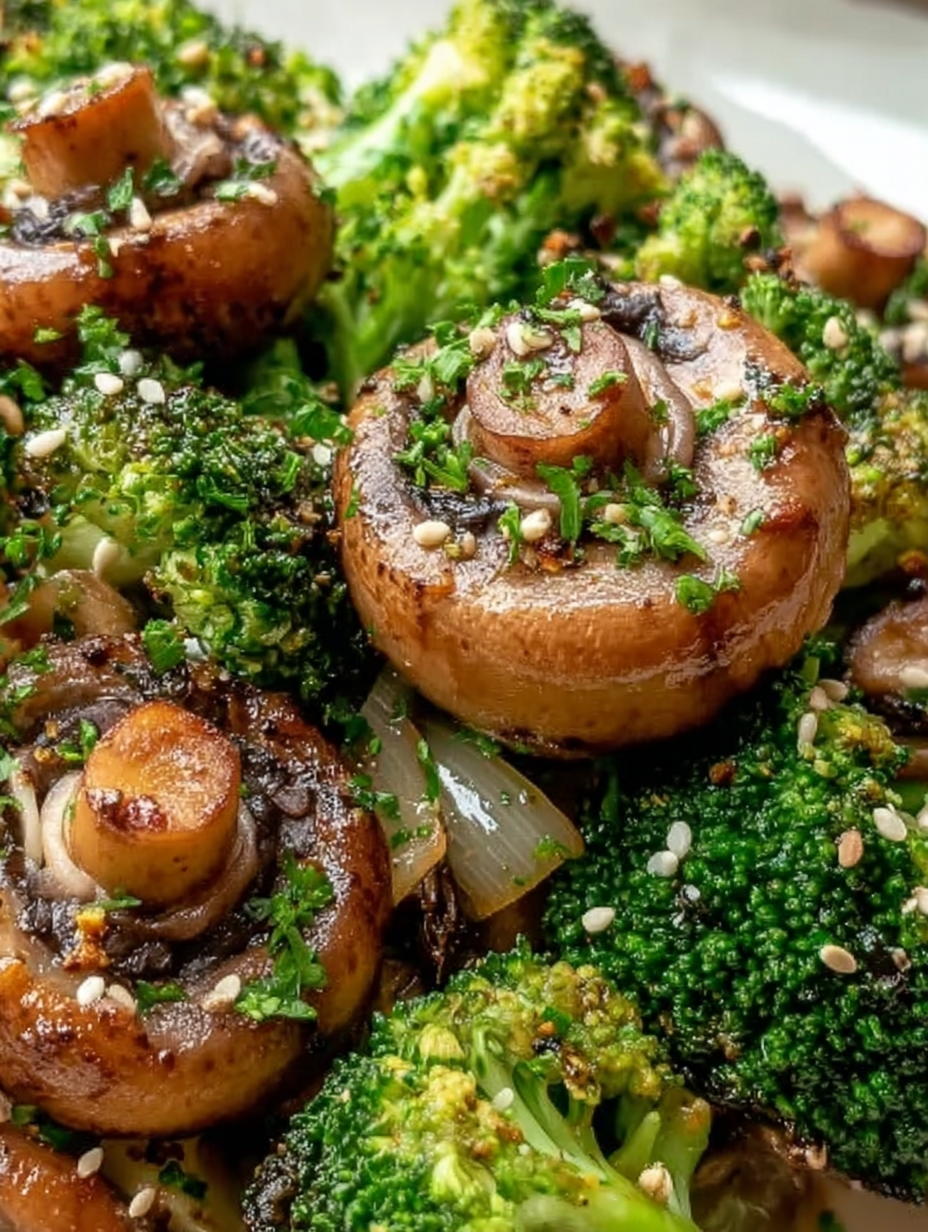 Sauteed Mushrooms with Broccoli image 2