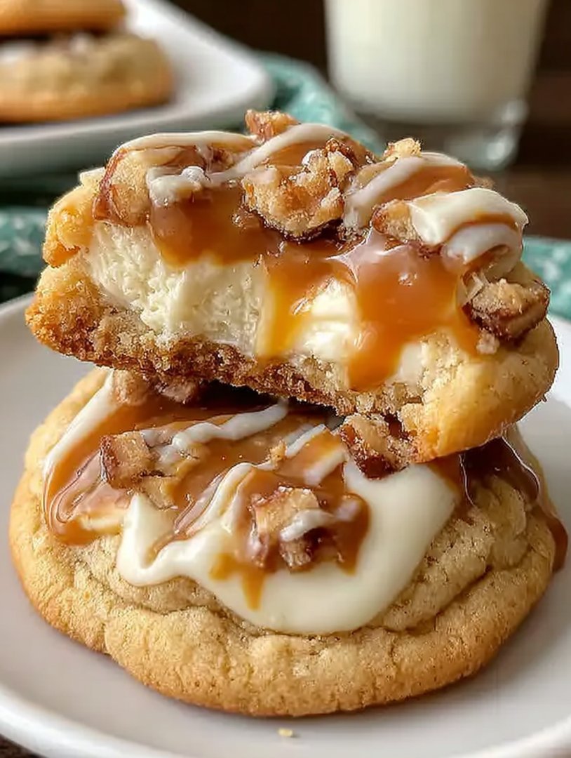 Caramel Cheesecake Cookies image 2