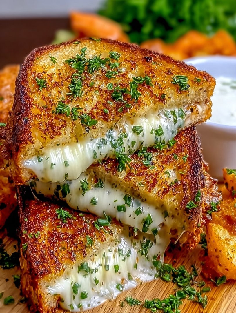 Chicken Shawarma with Garlic Bread Grilled Cheese image 2