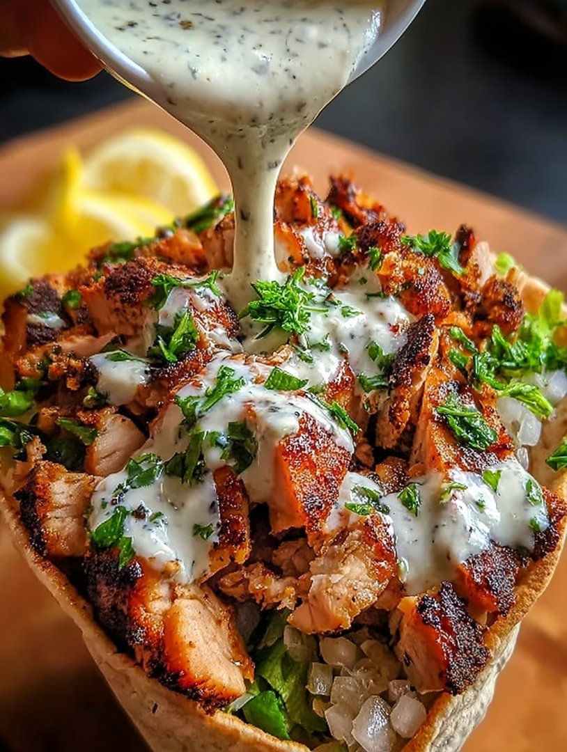 Chicken Shawarma with Garlic Sauce image 2