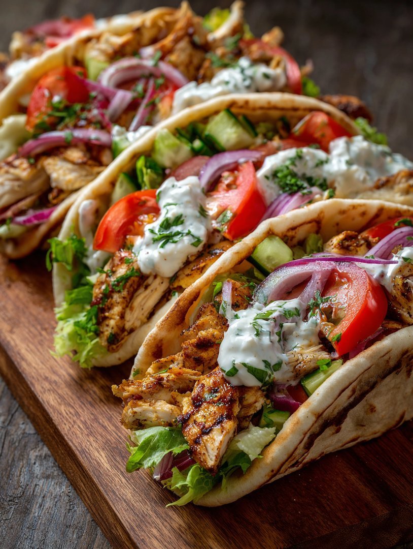 Easy Mediterranean Chicken Gyros Recipe image 2