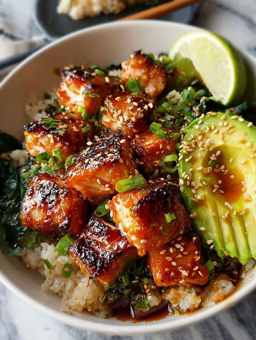 Honey Glazed Salmon Bowl image 2