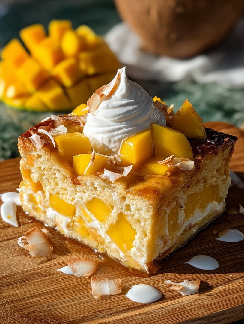 Mango Coconut Bread Pudding image 2
